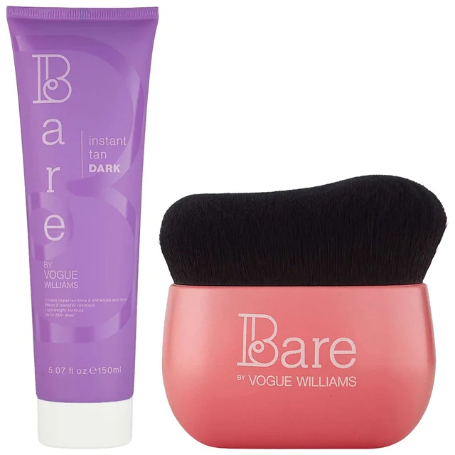 Bare by Vogue Duo: Instant Tan Dark 150ml & Body Brush