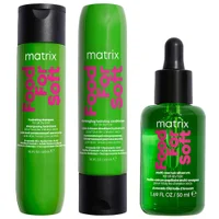 Matrix Trio: Food for Soft Shampoo 300ml, Conditioner and Hair Oil 50ml - undefined undefined