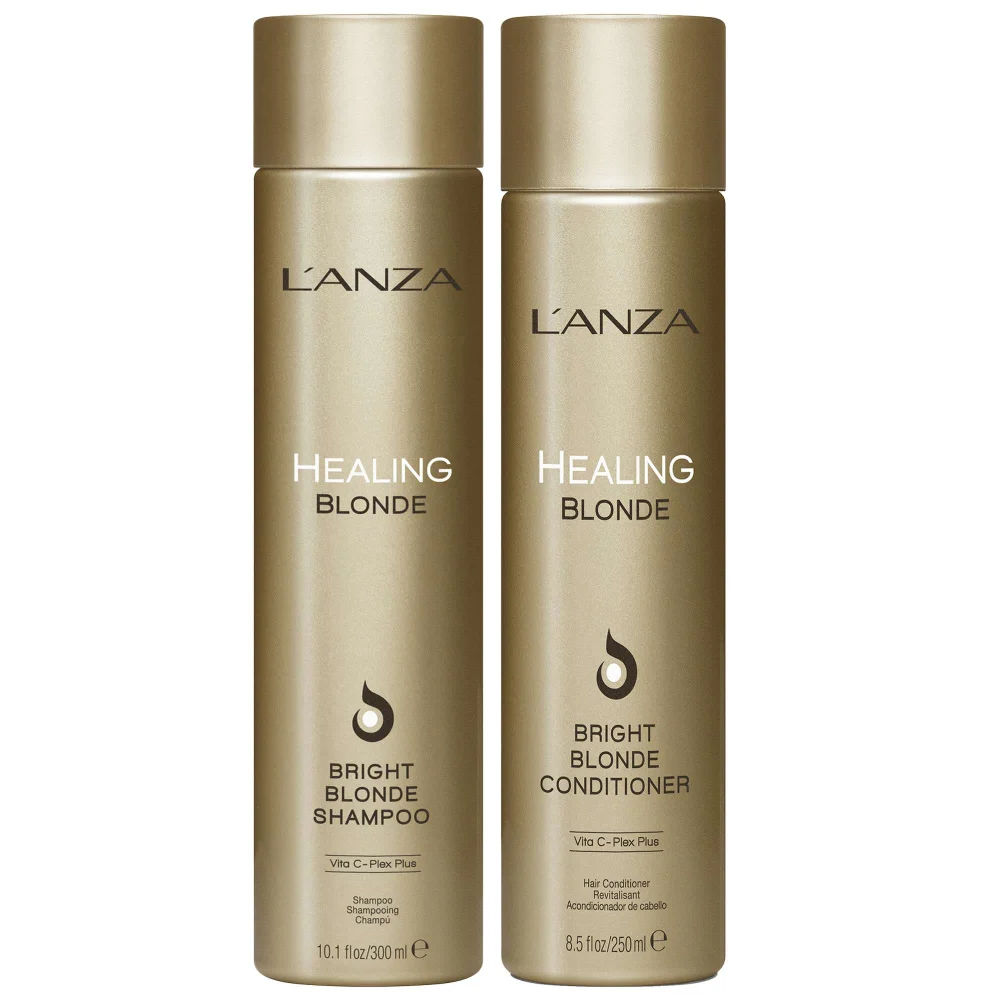L'Anza Duo: Healing Blonde Bright Blonde Shampoo 300ml & Conditioner 250ml Image 1