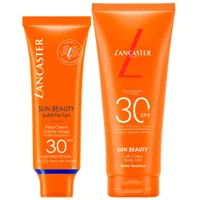Lancaster Duo: Sublime Tan Face Cream SPF30 50ml & Body Milk SPF30 100ml - undefined undefined