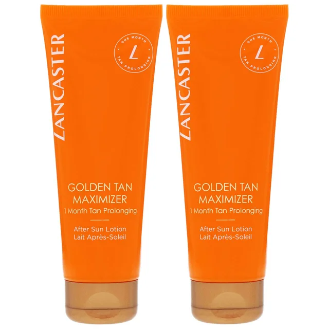 Lancaster Duo: Golden Tan Maximizer 125ml x 2