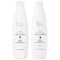 Beauty Works Bundles Duo: Pearl Nourishing Argan Oil Shampoo & Conditioner 250ml - undefined undefined