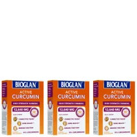 Bioglan Bundles Trio: Active Curcumin High Strength Turmeric 12,640 MG 3 x 30 Tablets - undefined undefined