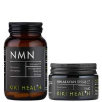 KIKI Health Duo: Immune Health Himalayan Shilajit Resin 30g, Longevity NMN 60 Vegicaps - undefined undefined
