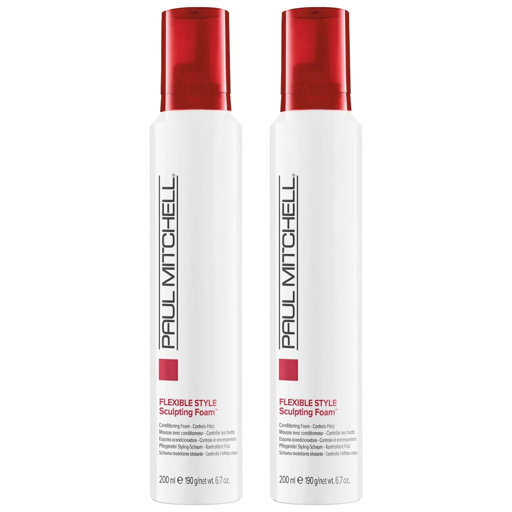 Paul Mitchell Duo: Flexible Style Sculpting Foam 200ml x 2 Image 1