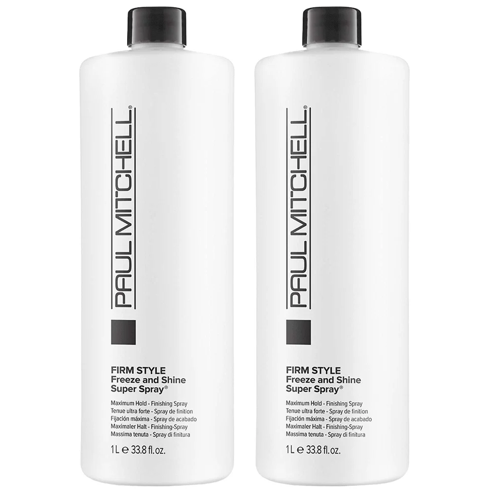 Paul Mitchell Duo: Firm Style Freeze and Shine Super Spray 1000ml x 2 Image 1