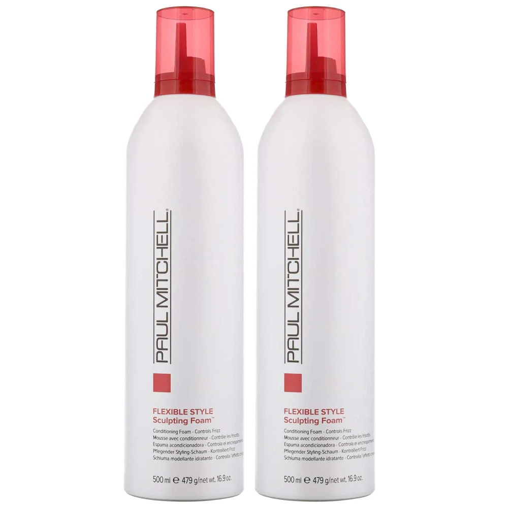 Paul Mitchell Duo: Flexible Style Sculpting Foam 500ml x 2 Image 1