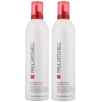 Paul Mitchell Duo: Flexible Style Sculpting Foam 500ml x 2 - undefined undefined