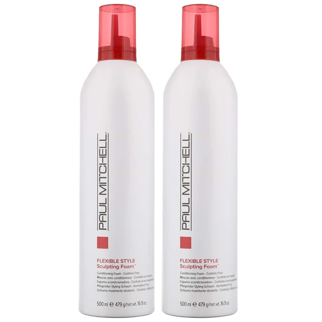 Paul Mitchell Bundles Duo: Flexible Style Sculpting Foam 500ml x 2