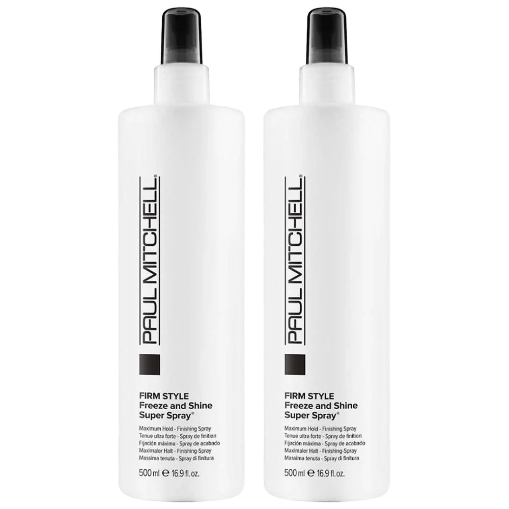 Paul Mitchell Duo: Firm Style Freeze and Shine Super Spray 500ml x 2 Image 1