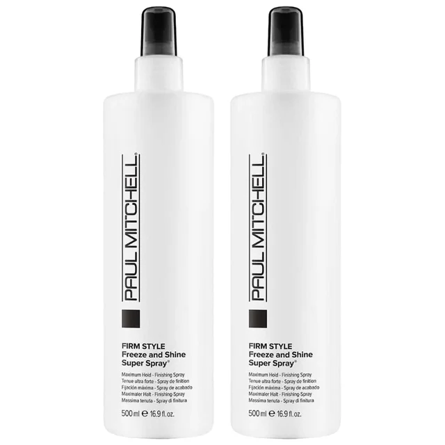 Paul Mitchell Duo: Firm Style Freeze and Shine Super Spray 500ml x 2