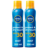 Nivea Duo: Protect & Dry Touch SPF30 Refreshing Mist 200ml x 2