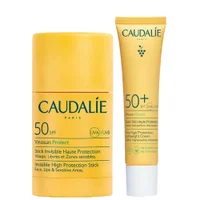 Caudalie Duo: Vinosun Protect Invisible Stick SPF50 15g, Lightweight Cream SPF50+ 40ml