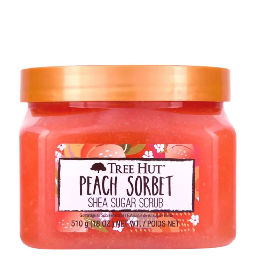 Tree Hut Body Scrubs Peach Sorbet Shea Sugar Scrub 510g Image 1