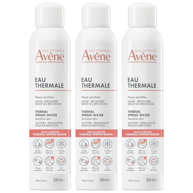 Avène Bundles Trio: Thermal Spring Water Spray 300ml x 3