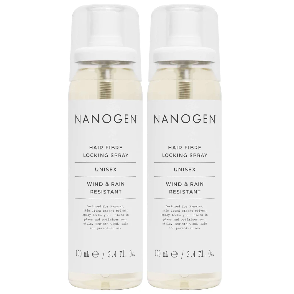Nanogen Duo: Thickening Styling Hair Fibre Locking Spray 100ml x 2 Image 1