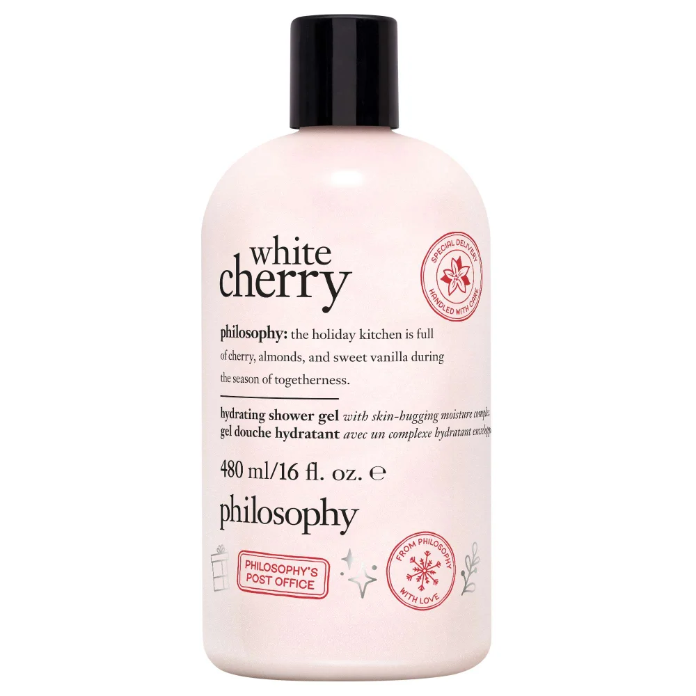 philosophy White Cherry Shampoo, Shower Gel & Bubble Bath 480ml Image 1