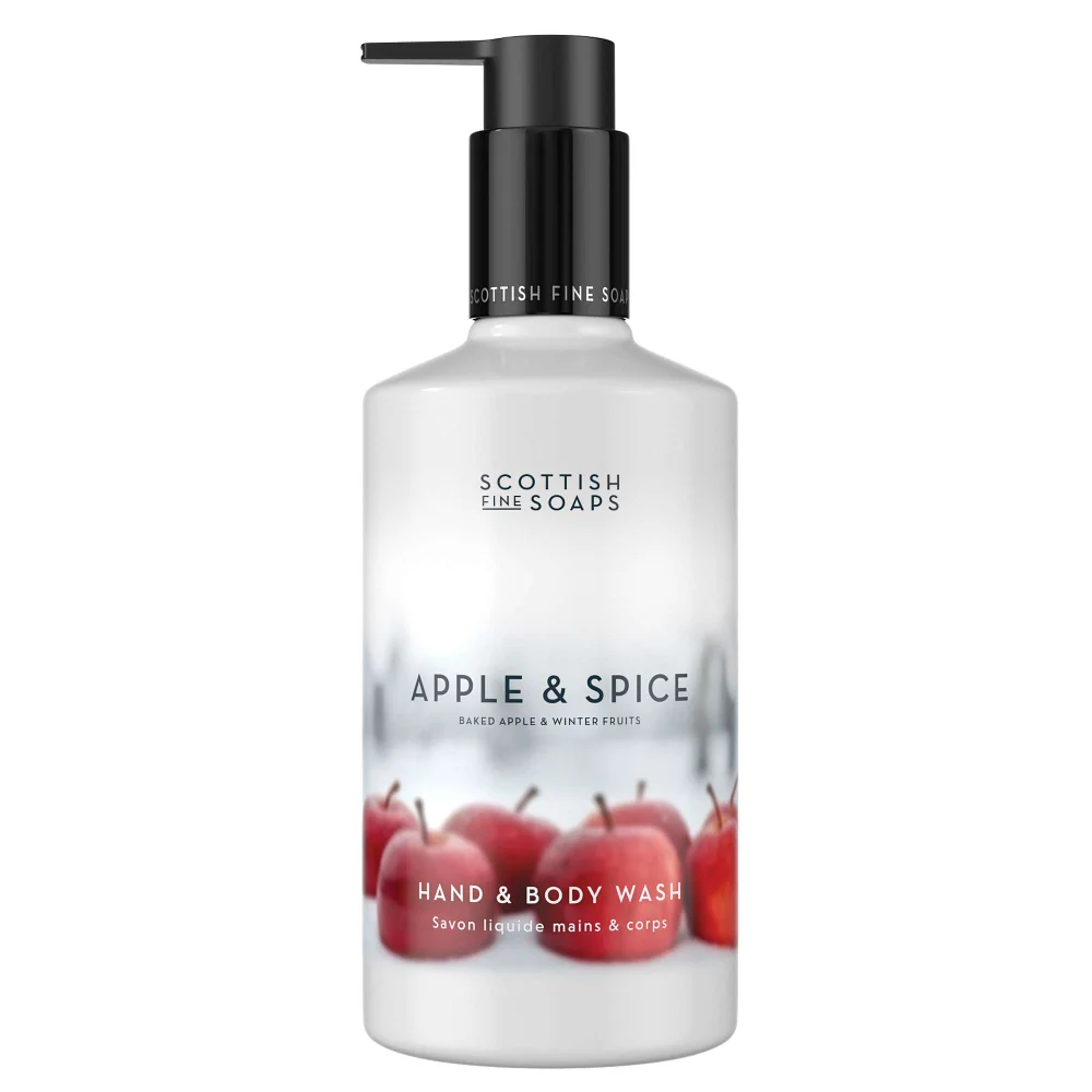 Scottish Fine Soaps Company Apple & Spice Hand & Body Wash 300ml Image 1