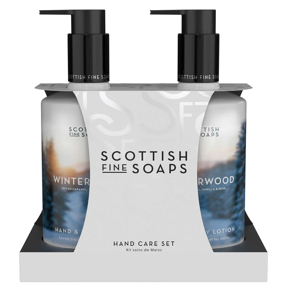 Scottish Fine Soaps Company Winterwood Hand Care Set 2 x 300ml (Worth £27.90) Image 1