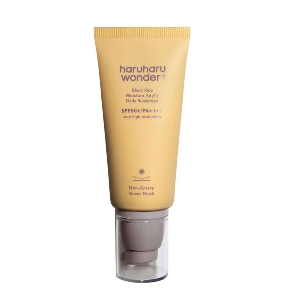 Haruharu Wonder Sun & Tan Black Rice Moisture Airyfit Daily Sunscreen PA++++ SPF50+ 50ml Image 1