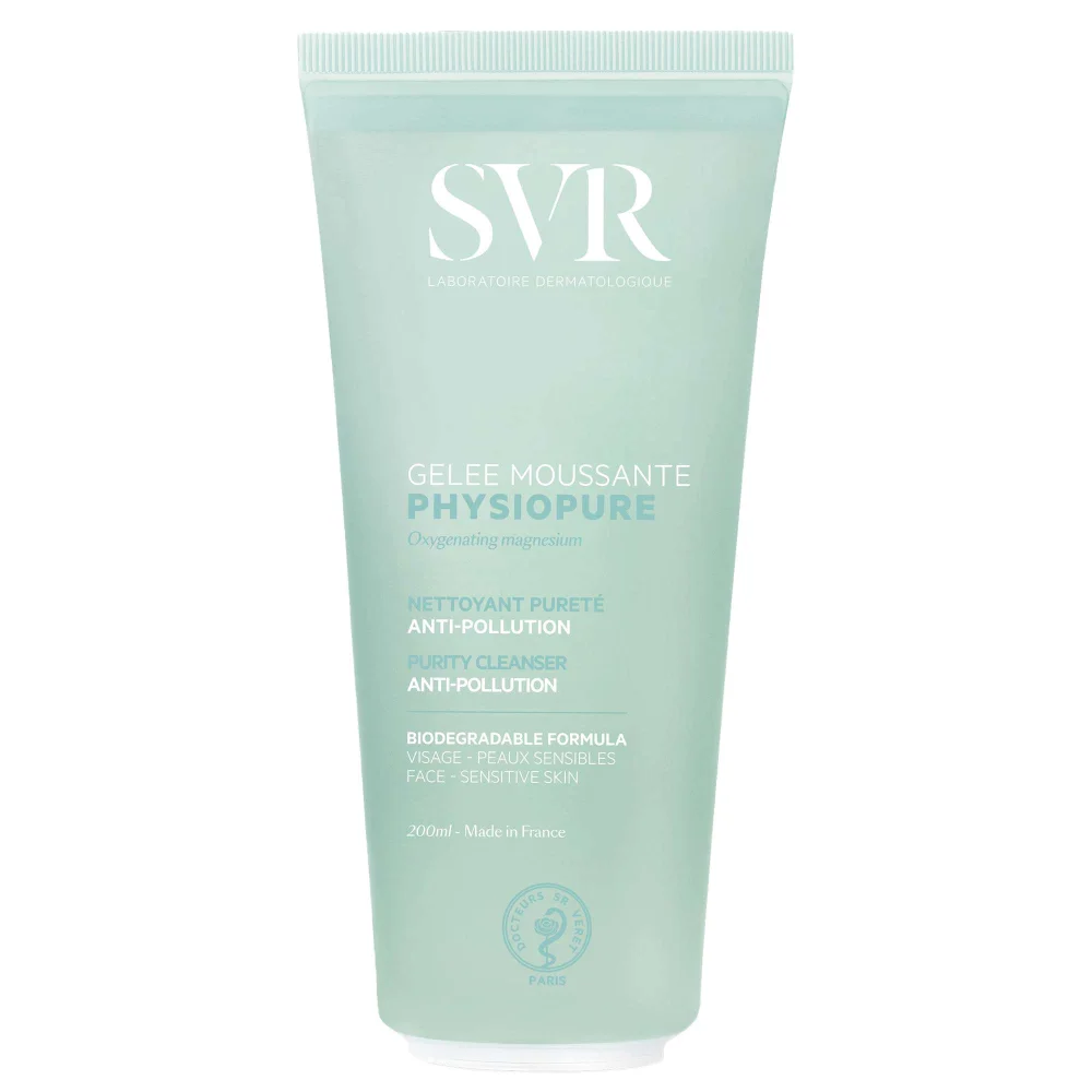 SVR Physiopure Foaming Wash-Off Gel for Balanced Skin 200ml Image 1