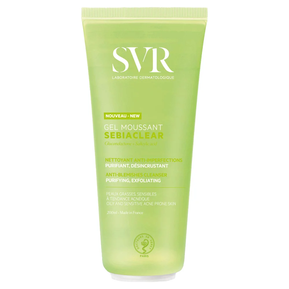 SVR Sebiaclear Foaming Salicylic Acid Cleanser 200ml Image 1