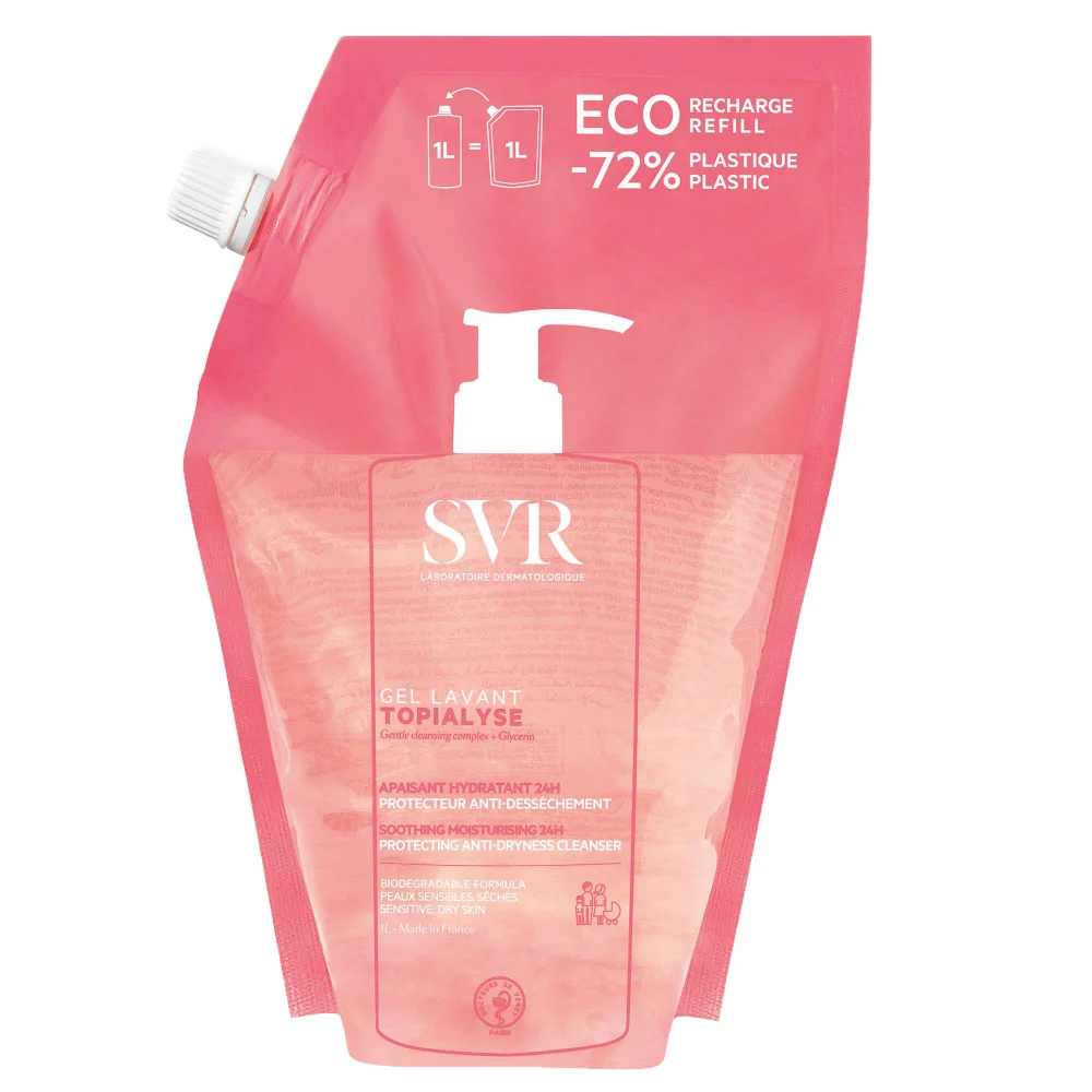 SVR Topialyse Soothing Cleansing Gel Refill 1000ml Image 1