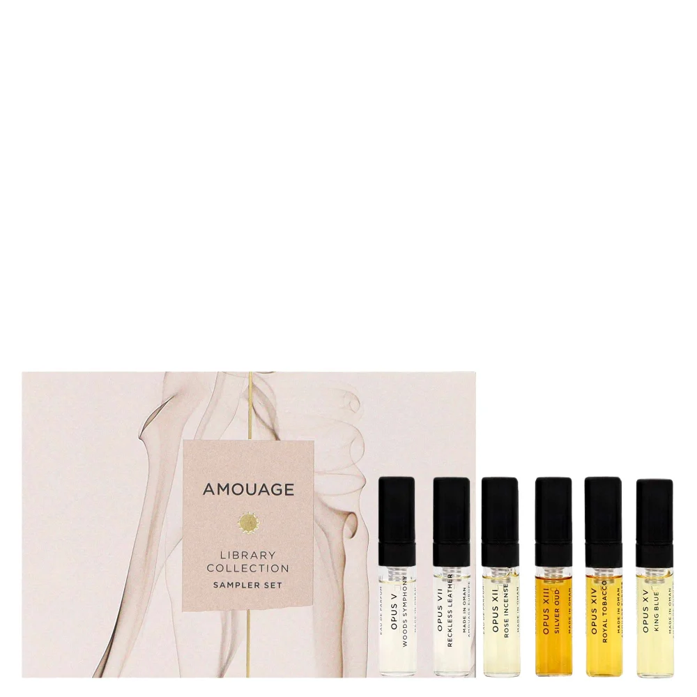 Amouage Library Collection Eau de Parfum Spray Sampler Set 6 x 2ml Image 1
