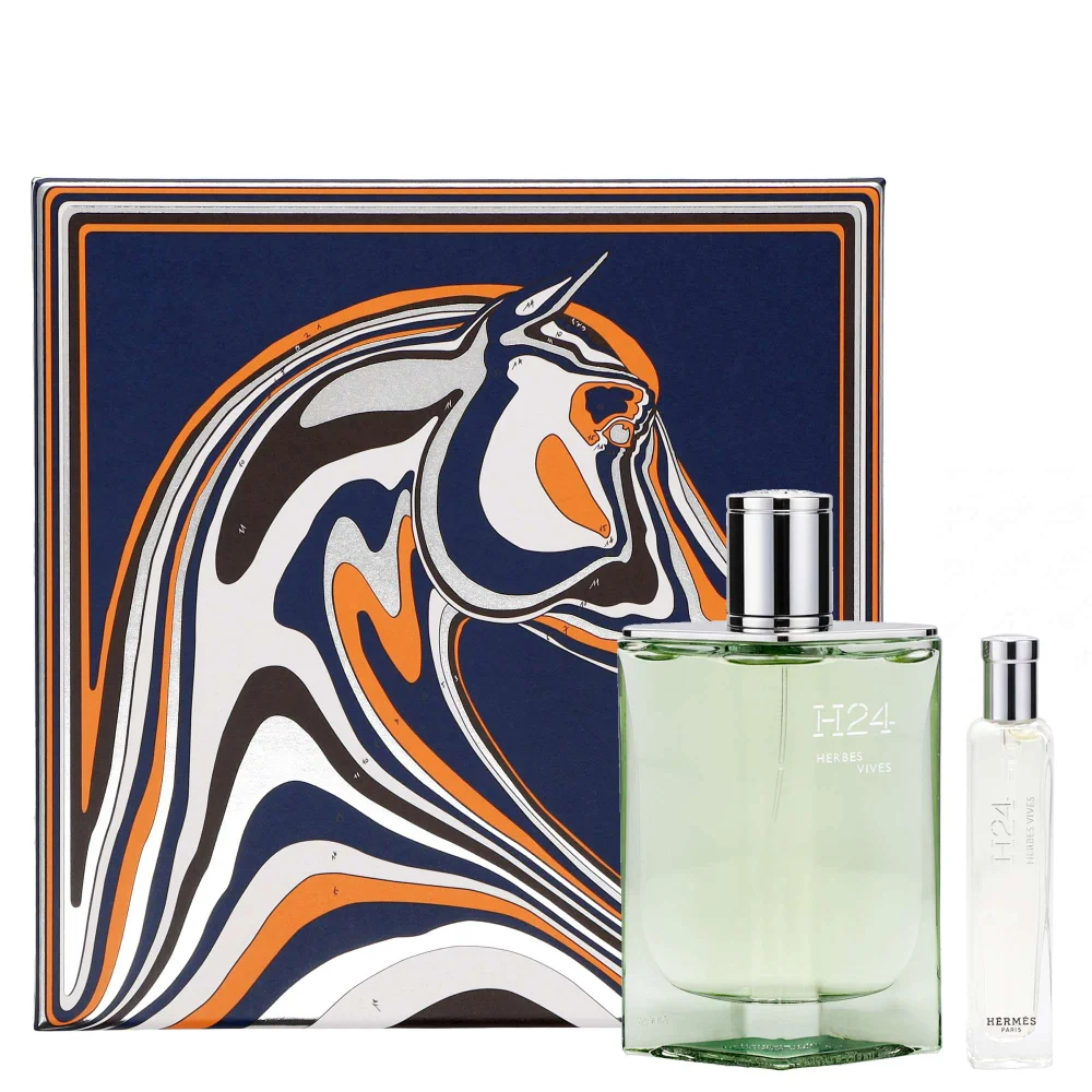 Hermès H24 Herbes Vives Eau de Parfum Spray 100ml Gift Set (Worth £110.40) Image 1