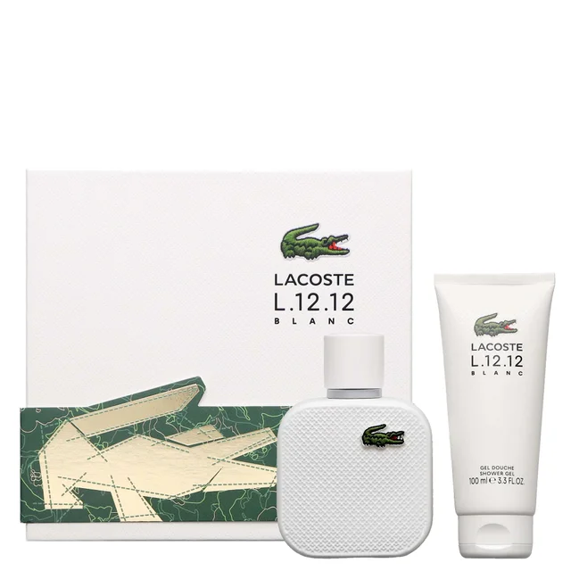 Lacoste L.12.12 Blanc Eau de Toilette Spray 50ml Gift Set