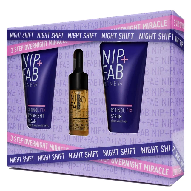 Nip + Fab Gifts & Sets Night Shift Deluxe Trio