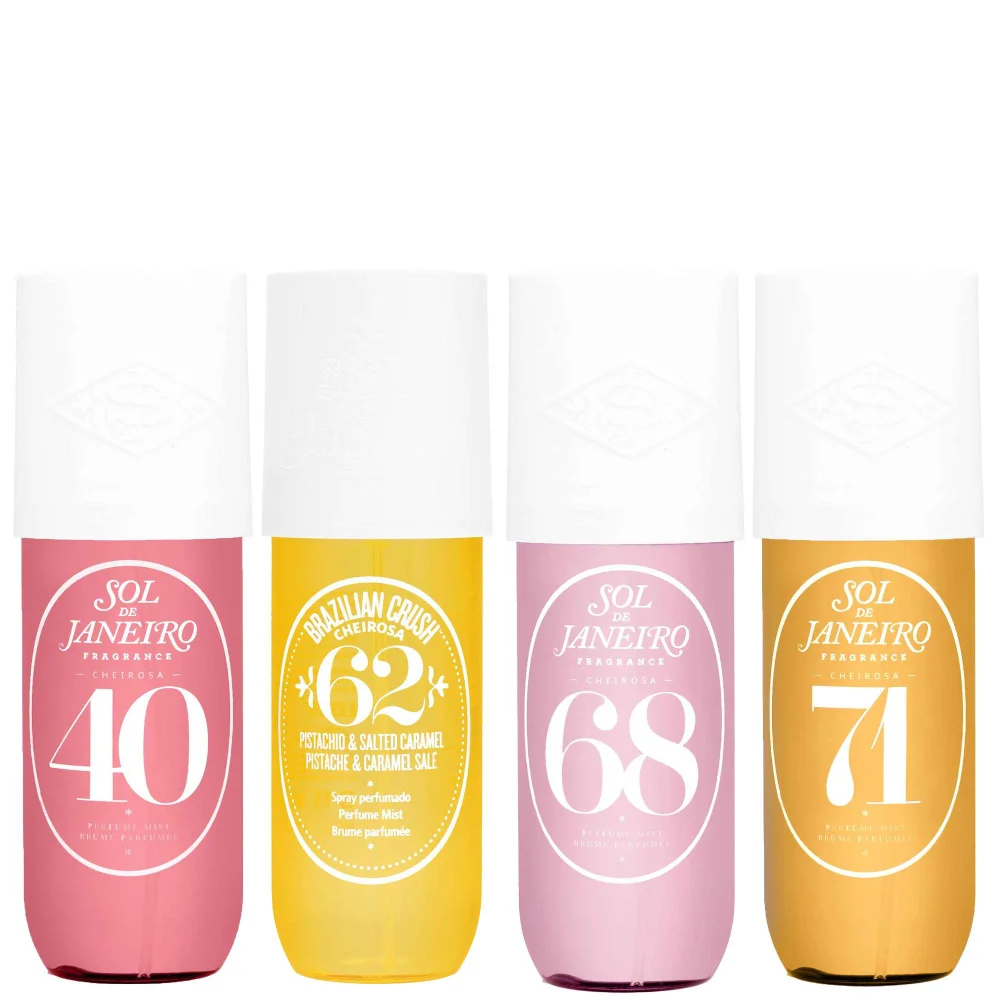 Sol de Janeiro Brazilian Crush Cheirosa 40 Perfume Mist 90ml, 62 Perfume Mist 90ml, 68 Perfume Mist 90ml & 71 Perfume Mist 90ml Image 1