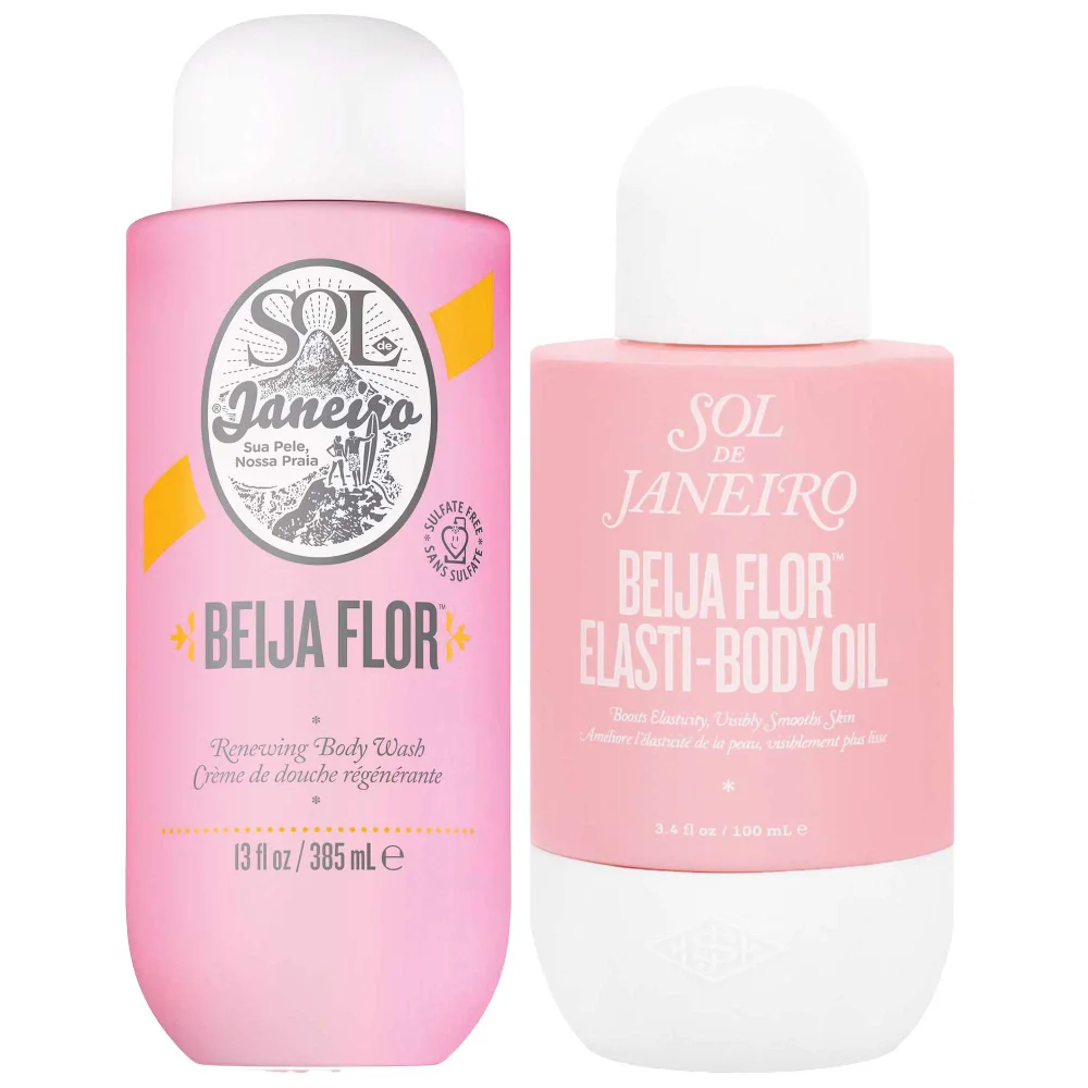 Sol de Janeiro Duo: Beija Flor Body Wash 385ml & Elasti-Body Oil 100ml Image 1