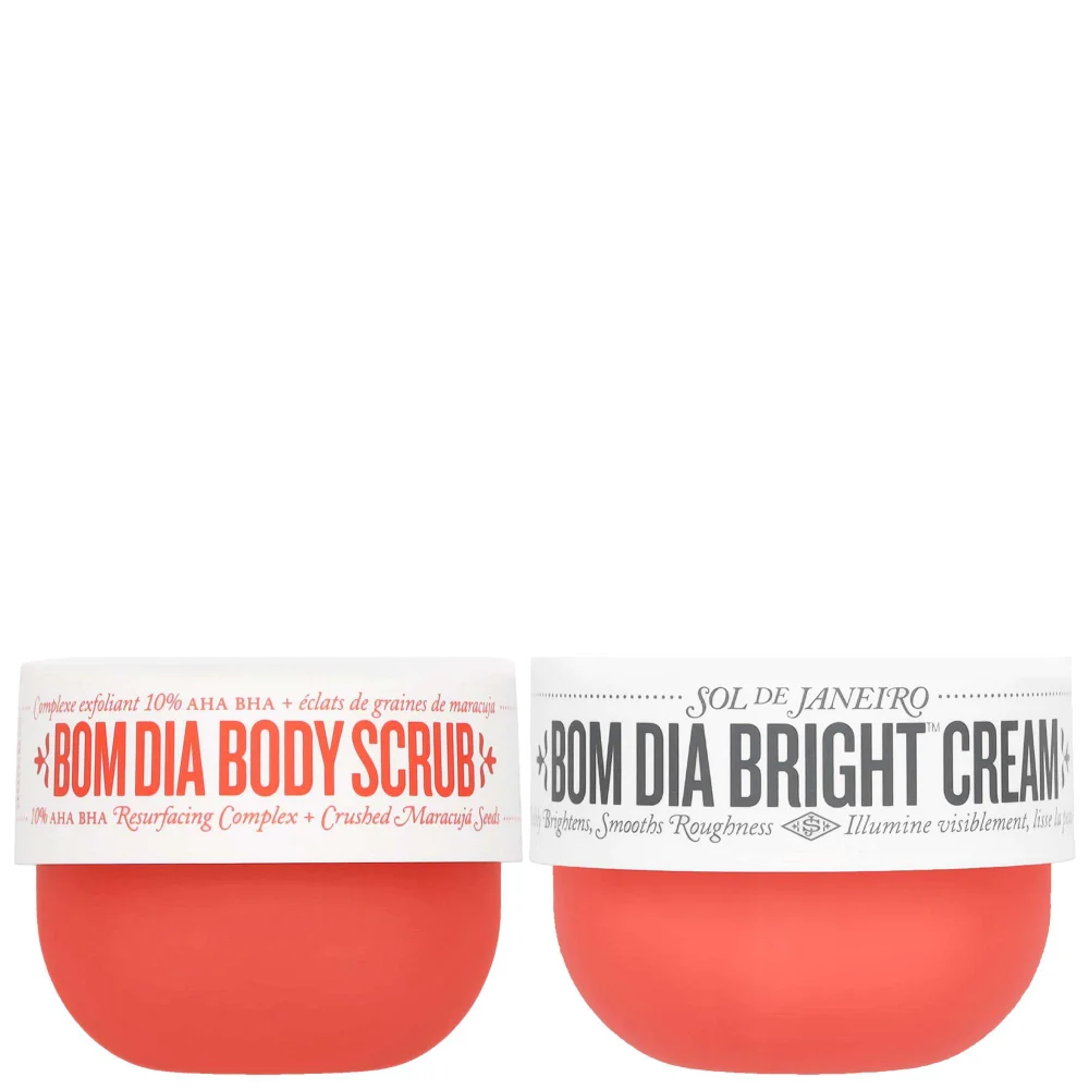 Sol de Janeiro Bundle Duo: Bom Dia Body Scrub 220g & Bright Body Cream 240ml Image 1