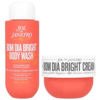 Sol de Janeiro Bundle Duo: Bom Dia Body Wash 385ml & Bright Body Cream 240ml