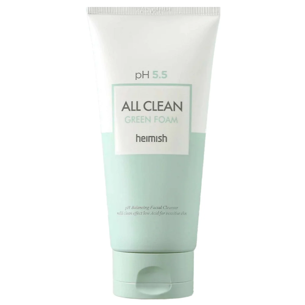 Heimish Skincare All Clean Green pH Balancing Facial Cleanser Foam 150g Image 1