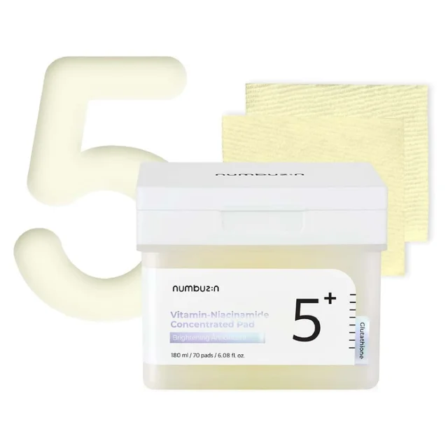 Numbuzin Skincare No.5 Vitamin-Niacinamide Concentrated Pad x 70