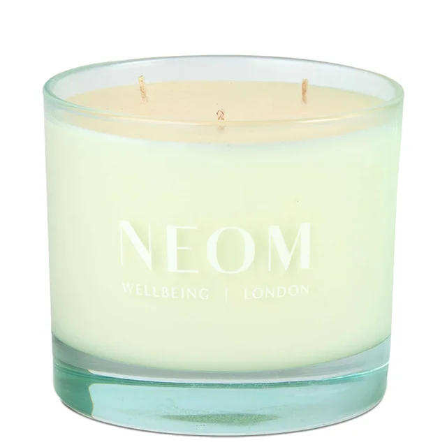Neom Wellbeing London Summer Scenting Energy Burst 3 Wick Candle 420g