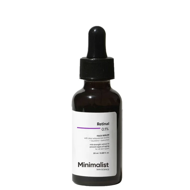 Minimalist Skin Care Retinal 0.1%  Face Serum 20ml