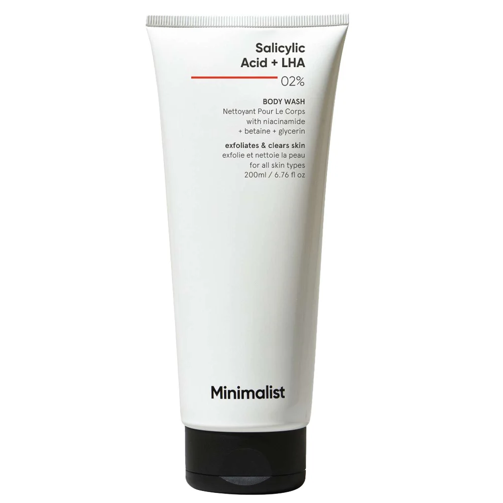 Minimalist Salicylic Acid + LHA 02% Body Wash 200ml Image 1