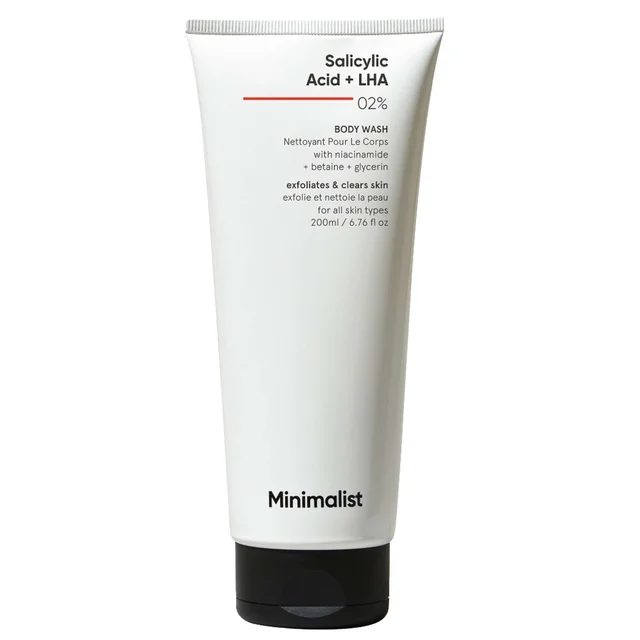 Minimalist Salicylic Acid + LHA 02% Body Wash 200ml