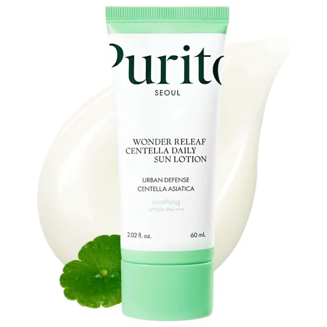 Purito Wonder Releaf Centella Daily Sun Lotion SPF50+ PA++++ 60ml