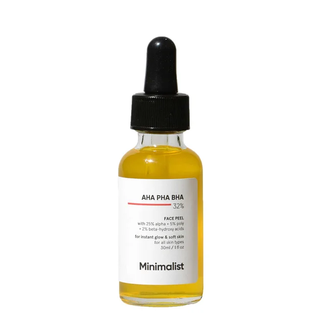 Minimalist Skin Care AHA PHA BHA 32% Face Peel 30ml