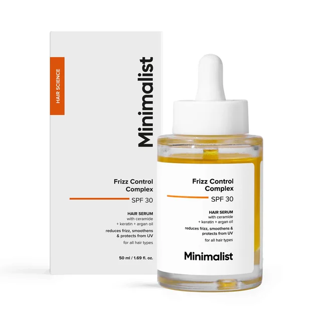 Minimalist Frizz Control Complex SPF30 Hair Serum 50ml