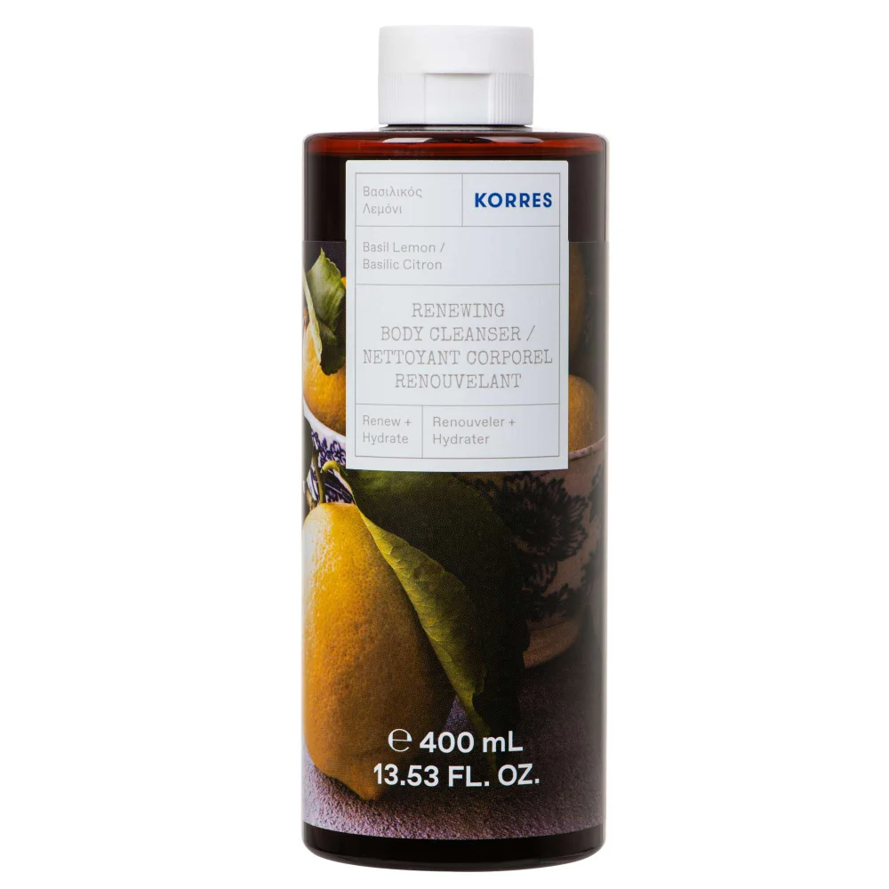 KORRES Basil Lemon Body Cleanser 400ml Image 1