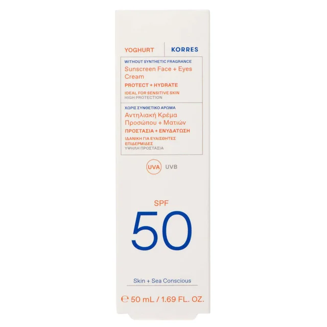 KORRES Yoghurt Sunscreen Face + Eyes Cream SPF50 50ml