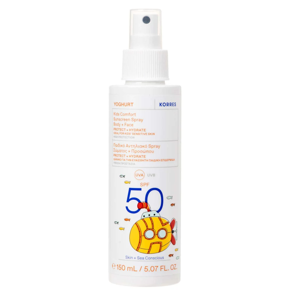KORRES Yoghurt Kids Sunscreen Spray SPF50 150ml Image 1