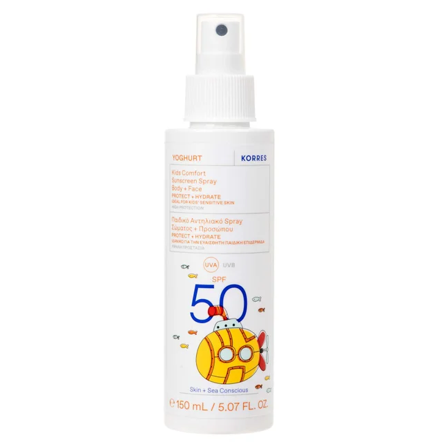 KORRES Yoghurt Kids Sunscreen Spray SPF50 150ml