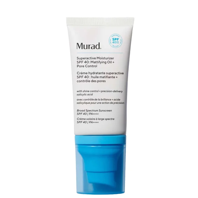 Murad Moisturisers Superactive Moisturizer SPF40: Mattifying Oil + Pore Control 50 ml