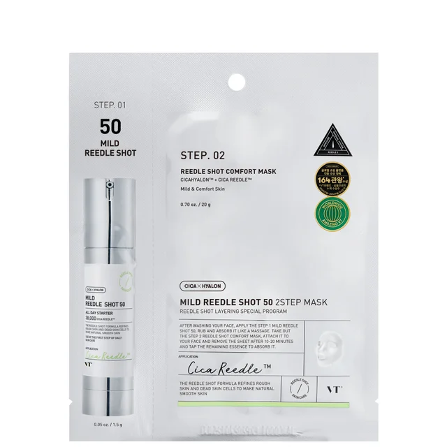 VT Cosmetics Gifts & Sets Mild Reedle Shot 50 2-Step Mask 25g